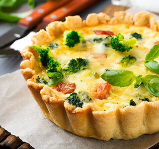 Privado: Quiche Lorraine com ERU Bio Slices, brócolos e toucinho